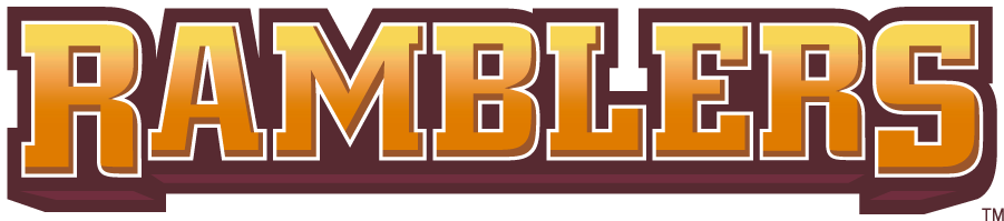 Loyola Ramblers 2012-2019 Wordmark Logo v2 diy iron on heat transfer